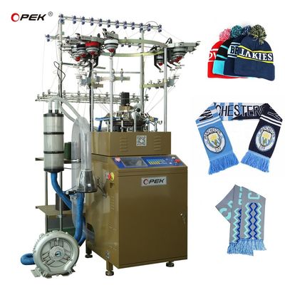 Casa Alta Velocidad Jacquard Sombrerero de fútbol Sombrerero de fabricación de la máquina 16 opciones de color