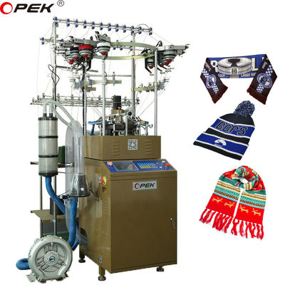 Máquina de tejer para el club de fútbol bufanda Opek 365 moda caliente gorro estilo de tejer