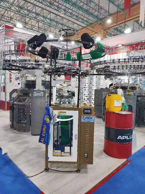 Máquina de tejido de costillas computarizada 2F-10F Alimentador para sombreros de gofres reflectantes Eficiencia