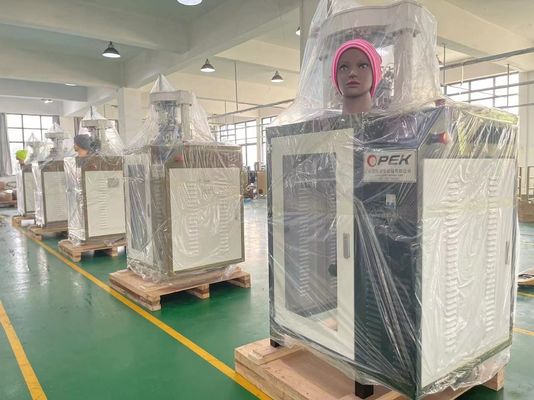 Hombres Mujeres sombrero de costilla de hilo reflectante con sistema de control de máquina de punto de alarma totalmente automática