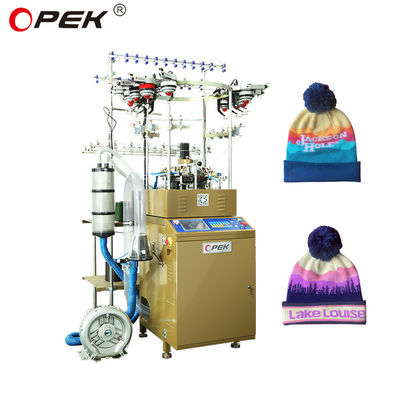 16 Máquina de tejido circular de color Jacquard para la producción de bufandas y gorros de alta velocidad