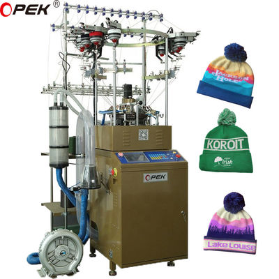 325 KG Opek Invierno Beanie máquina de tejer con lubricación automática y añadir aceite sistema