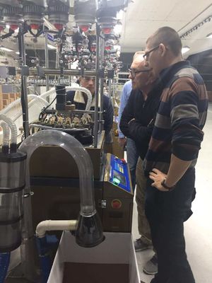 Máquina de tejido con agujas OPEK 144-400 totalmente computarizada