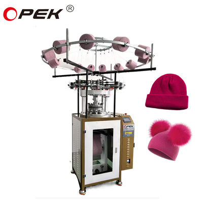 Opek 366A Máquina de tejer para bufanda con patrón de escamas de pescado/sombrero de invierno/trico de gorro