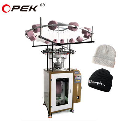 Máquina de tejido multifuncional con costura de waffle y sombreros de costilla para una operación rápida y fácil