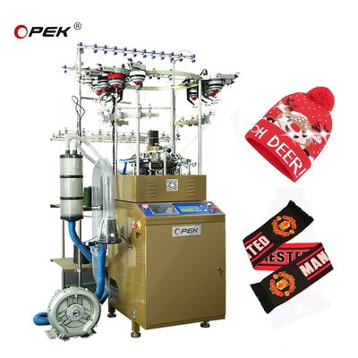 Opek 2024 popular de diseño Sombreros y bufandas máquina de tejer con control completamente computarizado