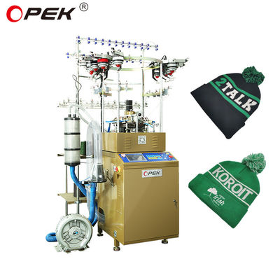 Opek 2024 popular de diseño Sombreros y bufandas máquina de tejer con control completamente computarizado