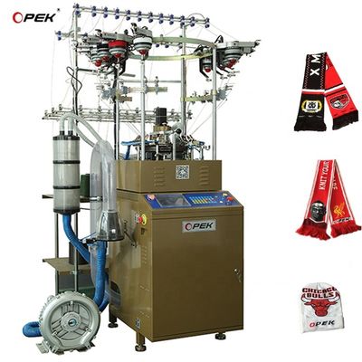 La máquina automática de bufanda de Jacquard de OPEK La solución definitiva para las empresas de publicidad