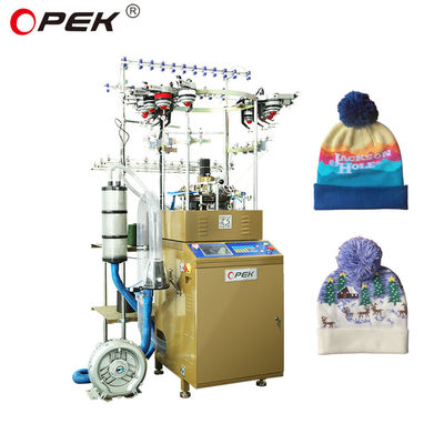 Máquina de tejer bufanda y gorro con tecnología de pantalla táctil de vanguardia