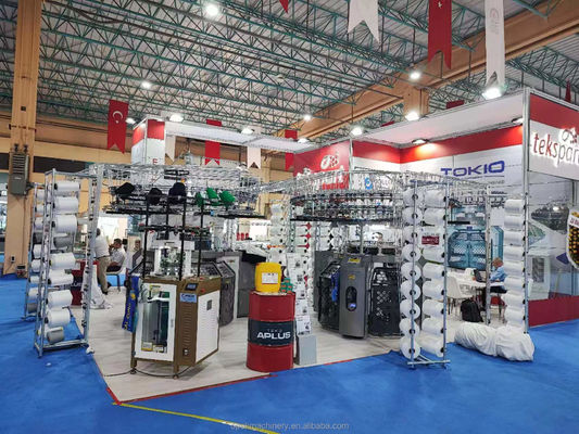 4-10 pulgadas de diámetro del cilindro computarizado comercial costilla y sombreros de tejido máquina de punto