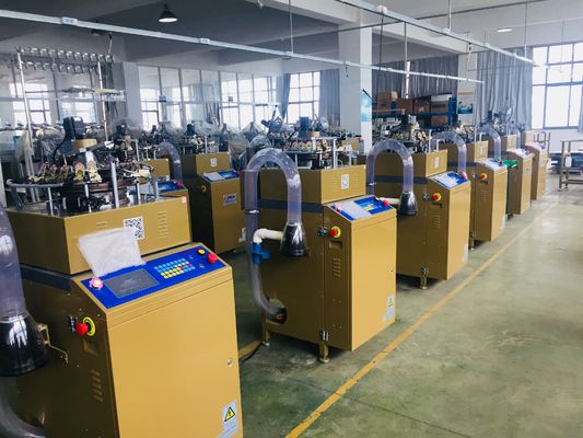 Mejora tu producción con la máquina automática de punto de sombreros de costillas circulares de 0,75 W
