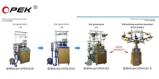 Máquina de tejido circular completamente computarizada para hacer gorras y bufandas
