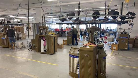 Máquina de tejido de costillas de control completamente computarizada para accesorios de invierno de OPEK