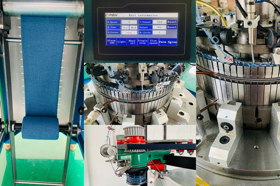 Máquina de tejido circular sin costura con alimentador 2F-10F y velocidad de 60-80RPM