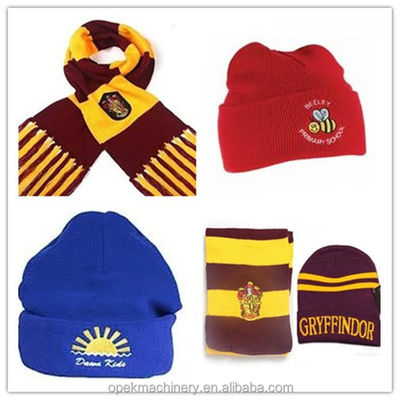 El estilo de tejido de Warp OPEK Soft Baby Winter Beanie Cap Tejido de la máquina para el clima frío