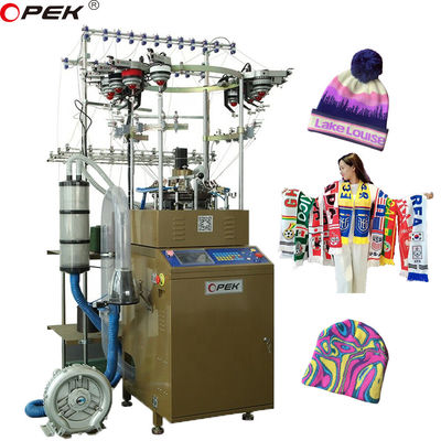 Jacquard Beanies y bufandas con pantalla táctil OPEK La especialización de la máquina de tejer