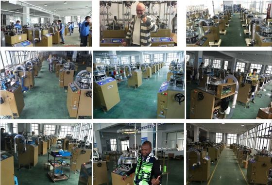 Producción de bufandas personalizables OPEK Maquina de punto Beanies con 144-400 agujas