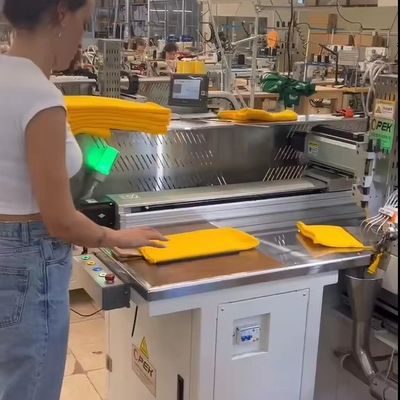 Máquina de coser totalmente automática de punto con sombrero con cabeza de gorro para 300-400 piezas / hora