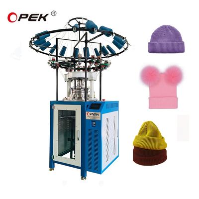 7G-18G Máquina de tejido de gorro de sombrero circular computarizada