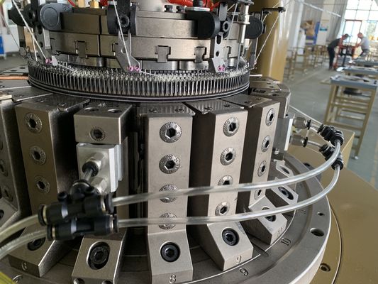 Máquina de tejido circular Mayer con lubricación profesional y automática