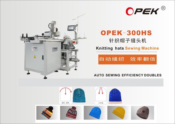 La máquina de coser sombreros Opek-300HS es la adición perfecta a su planta de fabricación