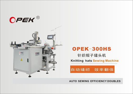 1.5KW OPEK-300HS Máquina automática de coser sombreros para tejer sombreros en tiendas de ropa