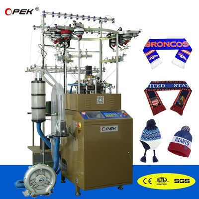 Máquina de tejido de calcetines automática para la fabricación de accesorios para la industria de sombreros de lana