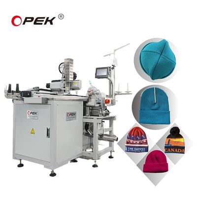 OPEK-300HS Máquina automática de coser sombreros Operación computarizada Configuración de cama plana