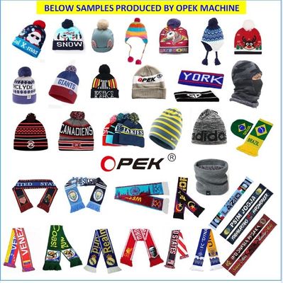 Máquina de coser de sombreros industriales de operación computarizada Opek-300HS con longitud de costura de 5 mm