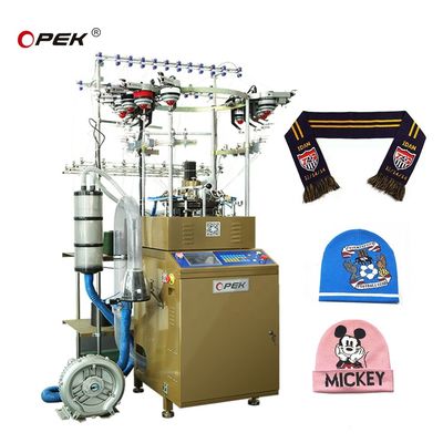 Máquina de tejido de gorros y gorras circulares de grado profesional para empresa de publicidad