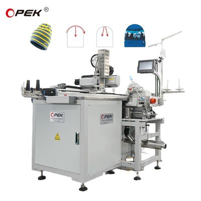 Máquina de coser industrial computarizada totalmente automática para sombreros de 1500W