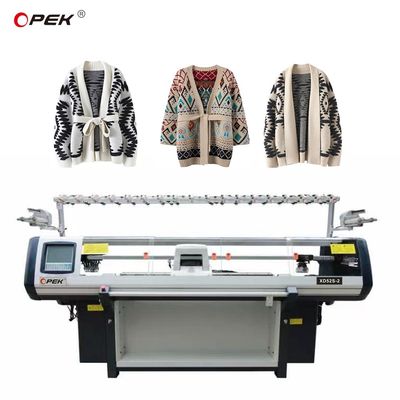 Máquina de tejido de suéter OPEK estilo 2 Sistema doble de transporte único 2500*850*1600mm