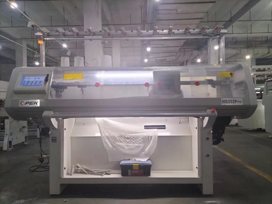 Máquina de punto de suéter plano de sistema doble de 52 pulgadas con tecnología de calibre de 3 GG