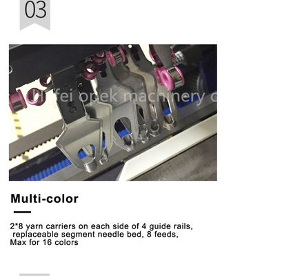 Método de doble tejido Máquina de tejido computarizada de sombreros y bufandas de 1500 W para productos