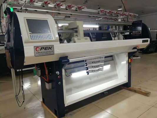 Método de doble tejido Máquina de tejido computarizada de sombreros y bufandas de 1500 W para productos
