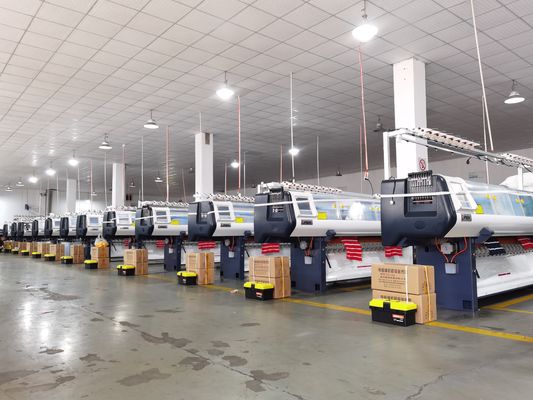 Máquina de tejer computarizada OPEK para la producción de plaquetas de manguito plano 1500 W de potencia