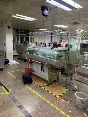 Máquina de punto plana de 80 pulgadas para bajo costo de mantenimiento y doble cuello de transporte