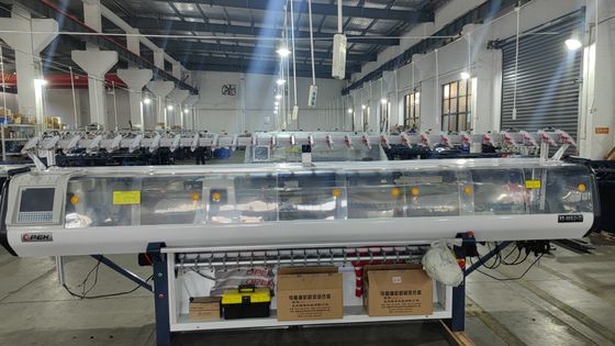 Máquina de punto plana de 80 pulgadas para bajo costo de mantenimiento y doble cuello de transporte