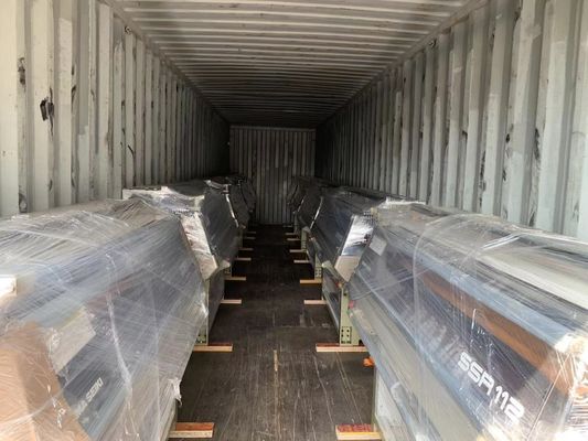 Máquina de punto plana de 80 pulgadas para bajo costo de mantenimiento y doble cuello de transporte