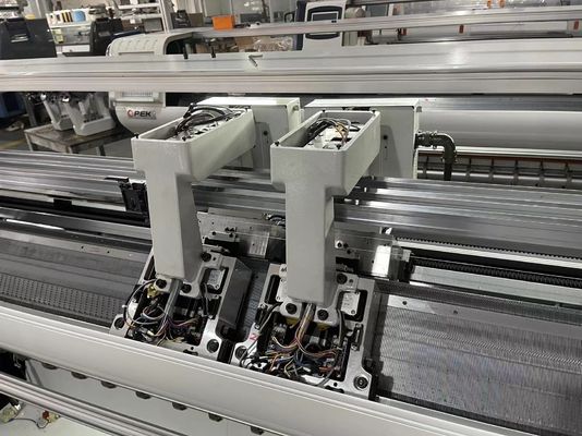 1 1 Sistema de transporte Máquina de tejido plano computarizada para el estilo de tejido de cuello de polo