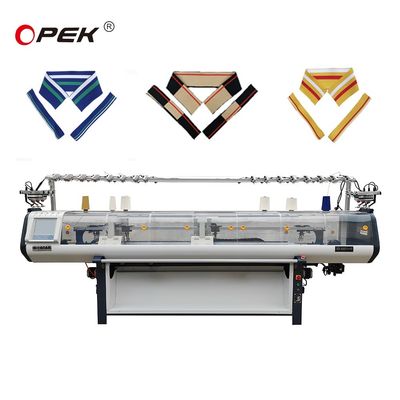 Opek 1 1 Sistema único de 50 pulgadas Collar de moda completamente computarizado máquina de tejer plana