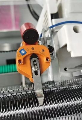 Método de tejido simple Sistema industrial doble Máquina de tejido plano computarizada para la fabricación de cuello