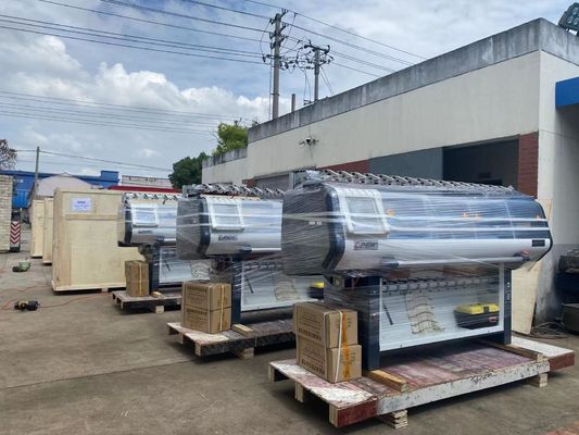 52 pulgadas OPEK 12 Gauge Computarized máquina de tejer plana con 1 1 sistema de transporte