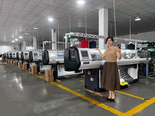 10GG Máquina de tejido totalmente Jacquard para la fabricación de suéteres completamente computarizada