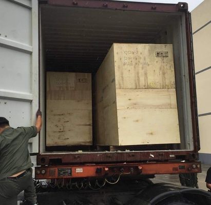 Máquina de tejer de cuello de sistema doble de 80 pulgadas para un solo transporte y tejer de tres sistemas