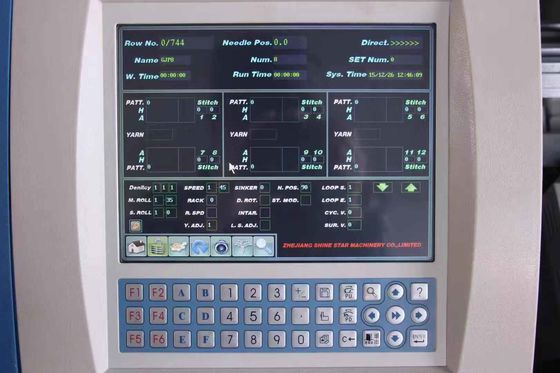 1.5W Máquina de punto de cuello plano Jacquard totalmente automática para la fabricación de suéteres