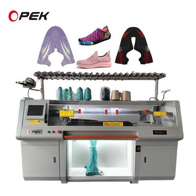 Capacidades de alta velocidad y Jacquard de la máquina de tejido superior de zapatos computarizada Opek