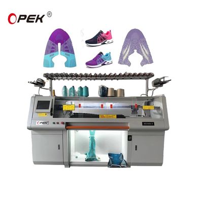 Capacidades de alta velocidad y Jacquard de la máquina de tejido superior de zapatos computarizada Opek