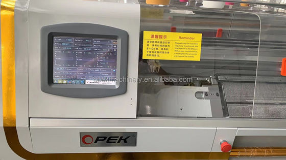 Máquina de tejido de suéter Jacquard automática de 3 sistemas de 80 pulgadas con requisitos del cliente
