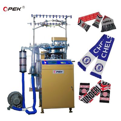 Multi-Gauge OPEK 9 pulgadas cilindro Jacquard sombrero circular y bufanda máquina de punto